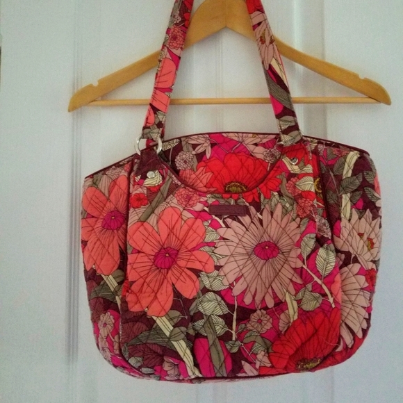Vera Bradley shoulder satchel handbag - Picture 1 of 7